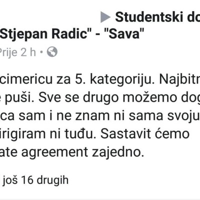 Najsmješnije objave "tražim cimera" sa domskih grupa

