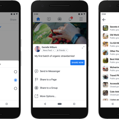 Novi izgled i nove opcije Facebook grupa.
Predstavljanje novih karakteristika Facebook aplikacija
