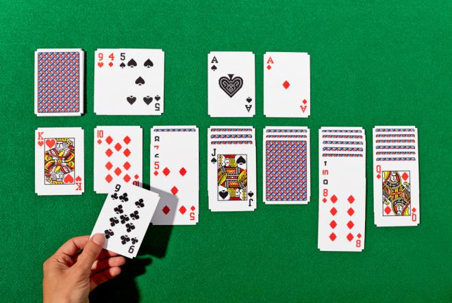 Windows 3.0 Solitaire Karte 
