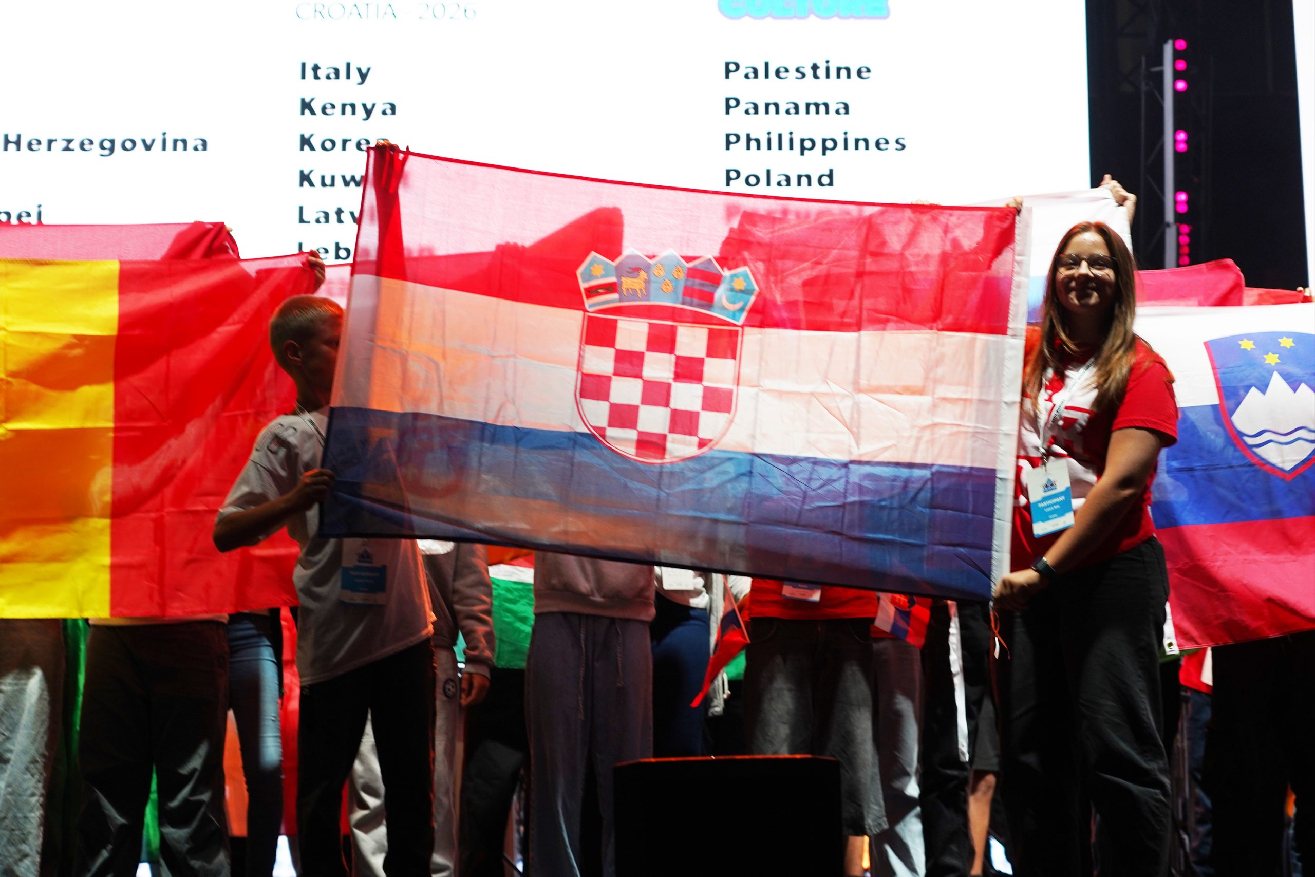 Hrvatski predstavnici na Mimohodu zastava