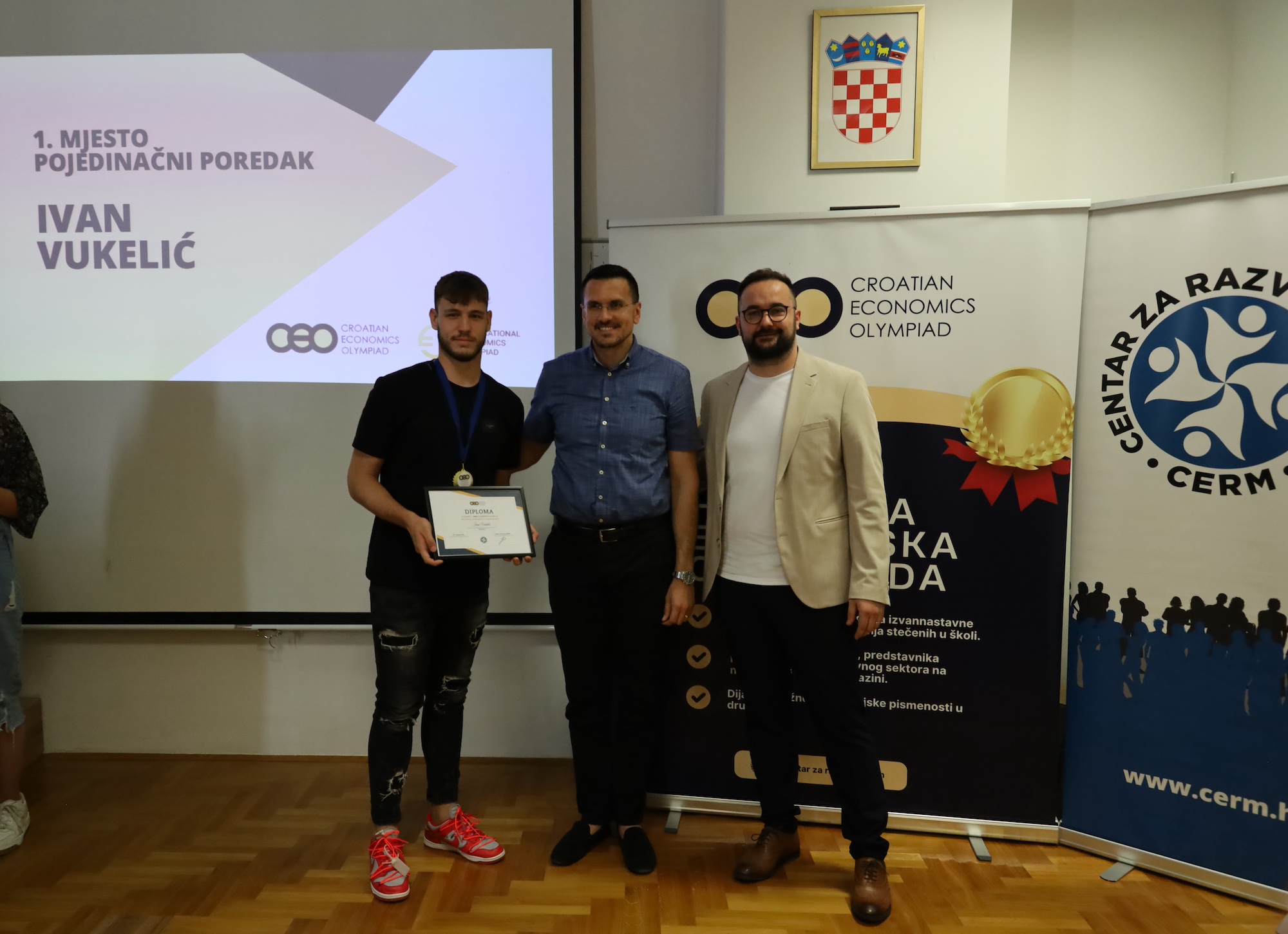 1. mjesto u pojedinačnom poretku - Ivan Vukelić