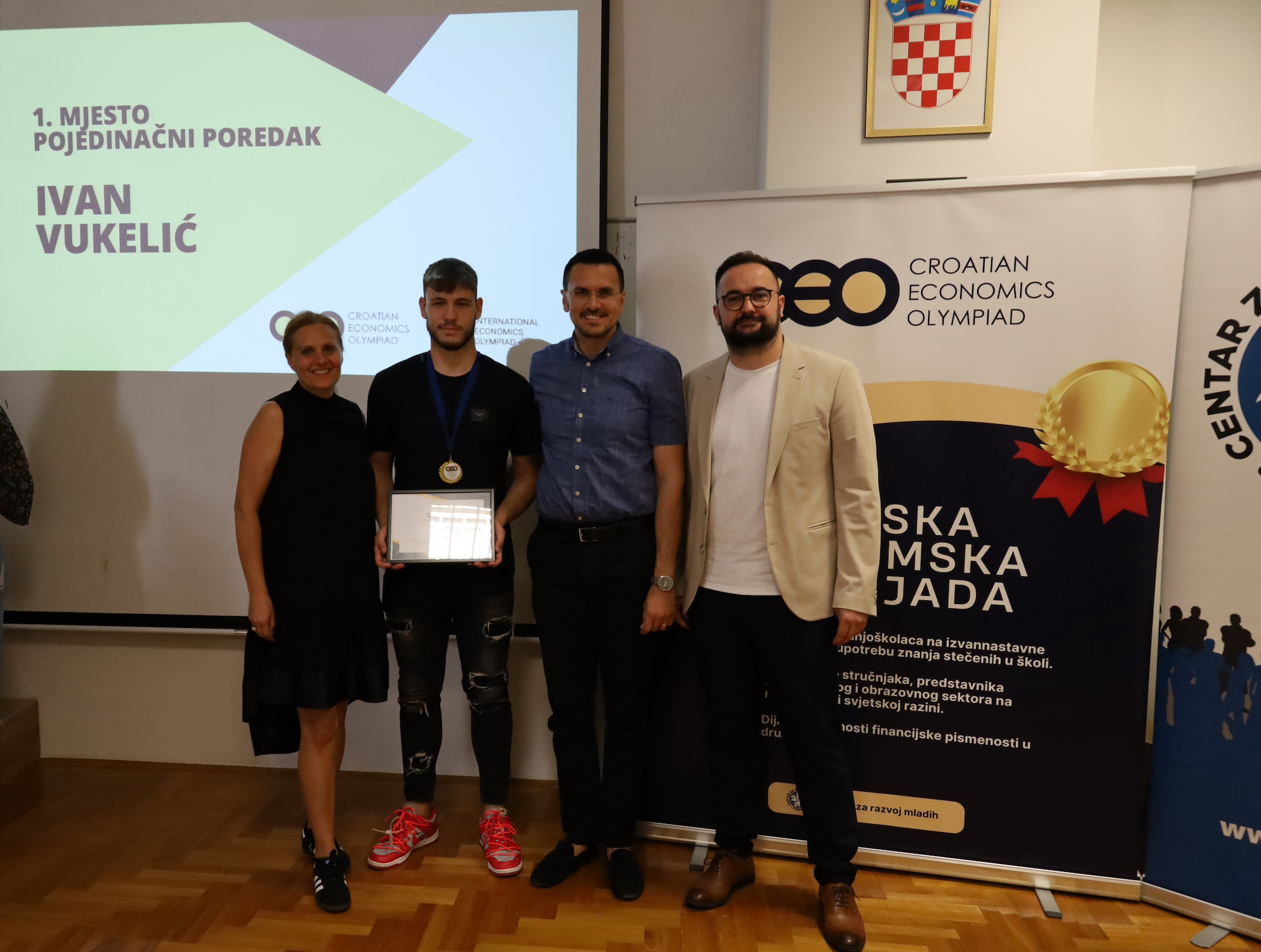 1. mjesto u pojedinačnom poretku - Ivan Vukelić