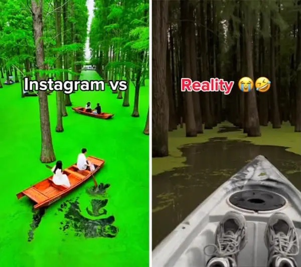 Instagram vs. stvarnost