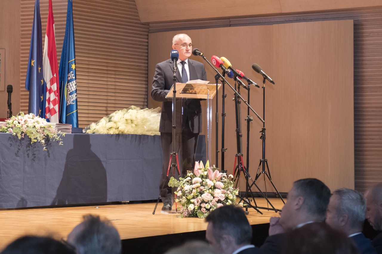prof. dr. sc. Stjepan Lakušić - Rektor Sveučilišta u Zagrebu