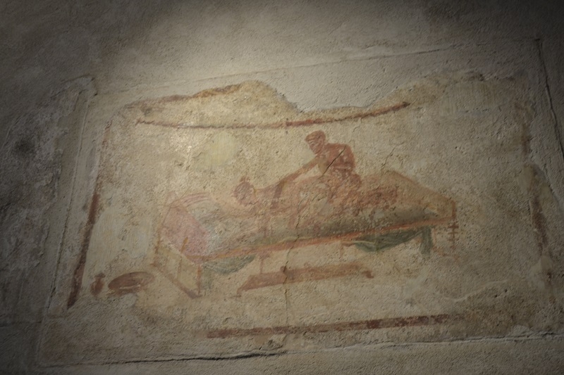 Prosta slika iz javne kuće u Pompejima