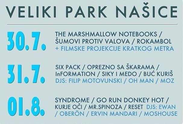 Impulse Park Fest - sastav