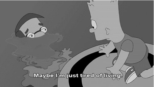 just tired of living