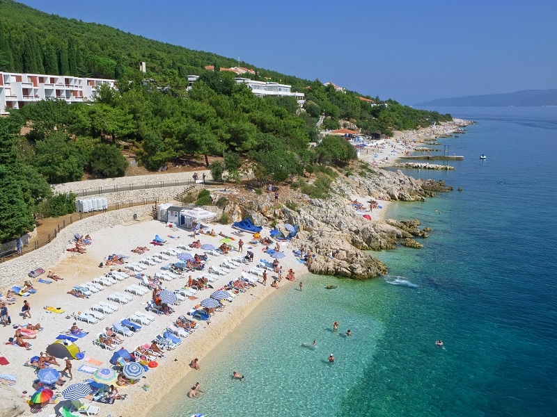 Rabac plaža