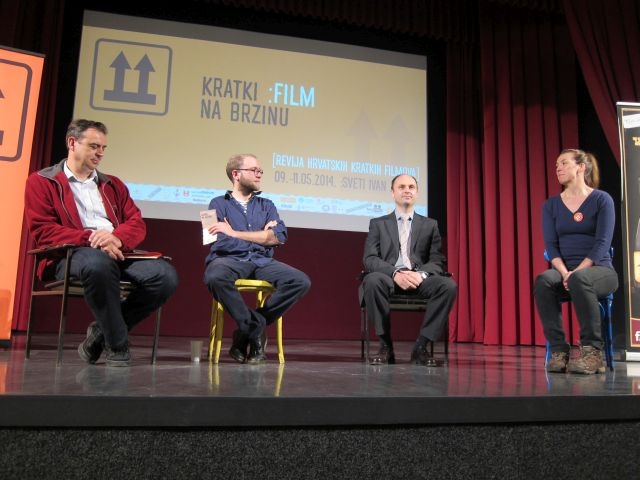 Press konferencija: Ivica Kukovačec, producent; Toma Zidić, umjetnički direktor; Hrvoje Koščec, gradonačelnik, Sv. Ivana Zeline; Martina Biljan, izvršna direktorica