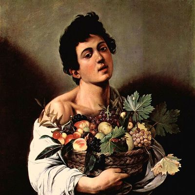 Dječak s košarom voća