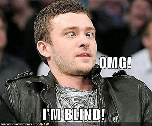 Blind Justin Timberlake