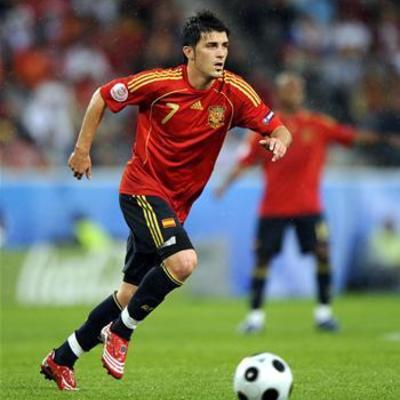 David Villa: Euro 2008., Španjolska