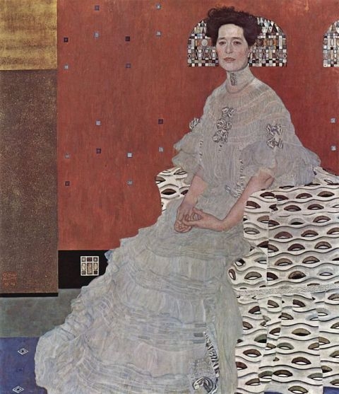Gustav Klimt, Portret Fritze Riedler (1906) Gustav Klimt, Portret Fritze Riedler (1906)