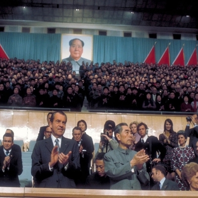 Richard Nixon i kineski premijer Chou En Lai, 1972