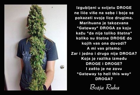 FB Božja ruka - marihuana