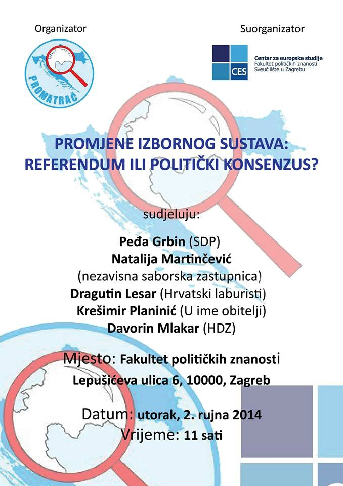 Okrugli stol o izborima FPZG