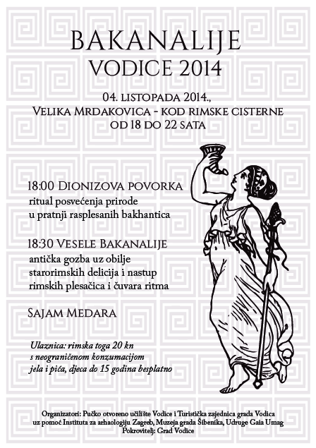 plakat Bakanalije Vodice