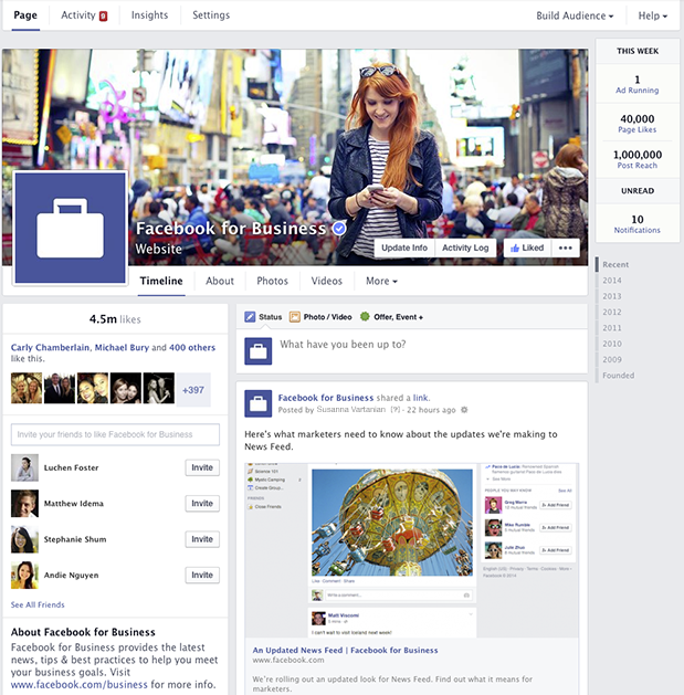 Novi izgled Facebook stranice