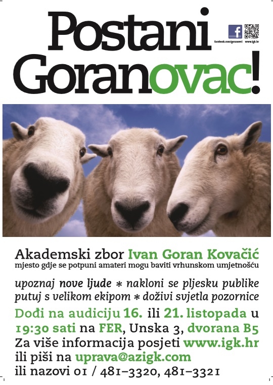 Akademski zbor IGK audicija