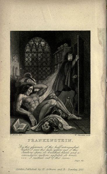 Frankenstein ili moderni Prometej, prvo izdanje Frankenstein ili moderni Prometej, prvo izdanje