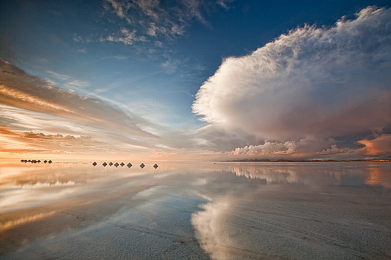 Salar De Uyuni- zalazak sunca