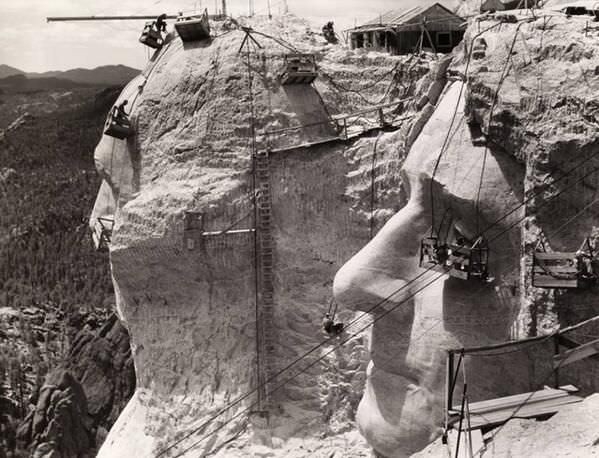 Izgradnja Mt. Rushmorea, 1939.